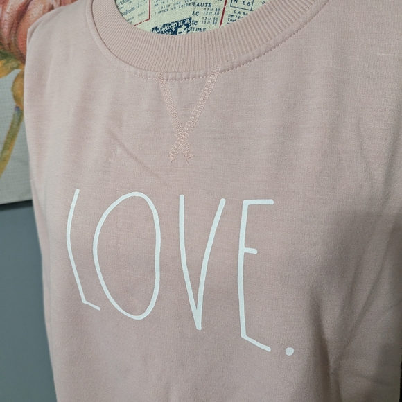 Rae Dunn Soft Pink Pullover - Picture 2 of 5